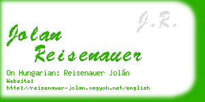 jolan reisenauer business card